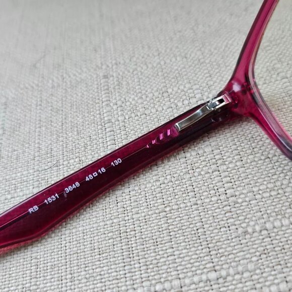 Ray-Ban Youth Eyeglasses/Glasses Frame Purple/Gray Tone Eye Wear RB1531 48[]16 - Picture 8 of 12